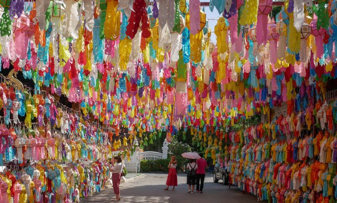 Thailand lantern festival, activities Yi Peng festival