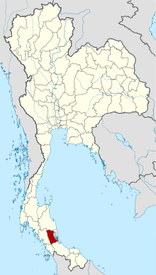 phathalung on thailand map