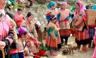 Hill tribe market, Bacha, Sapa, Vietnam