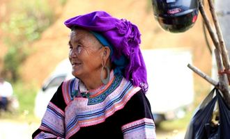 Hmong lady, Bac Ha, Vietnam 9-day tour, North Vietnam Tour
