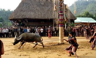 Hill tribe people in Central Highland, Vietnam