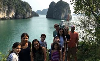 family travel halong bay, vietnam