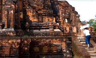 Cham temple, My Son, Vietnam