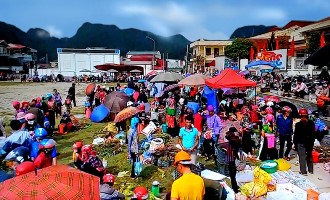 Sin Ho market, Vietnam