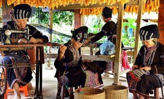 Lu hilltribe people, lai chau, vietnam