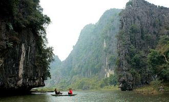 Landscape of Tam Coc, Ninh Binh, Vietnam