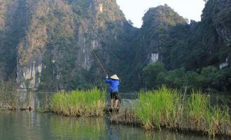 karst landscape, ninh binh, vietnam