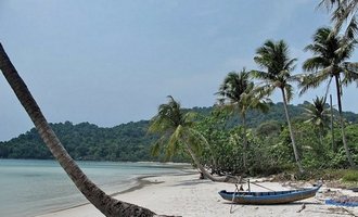 Pristine sandy beach of Phu Quoc - Vietnam tour