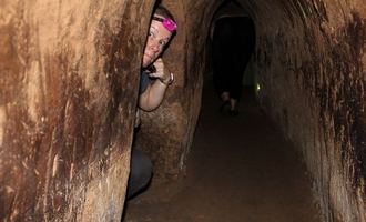 cu chi tunnels, vietnam