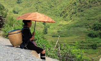 hill tribe market, sapa, vietnam