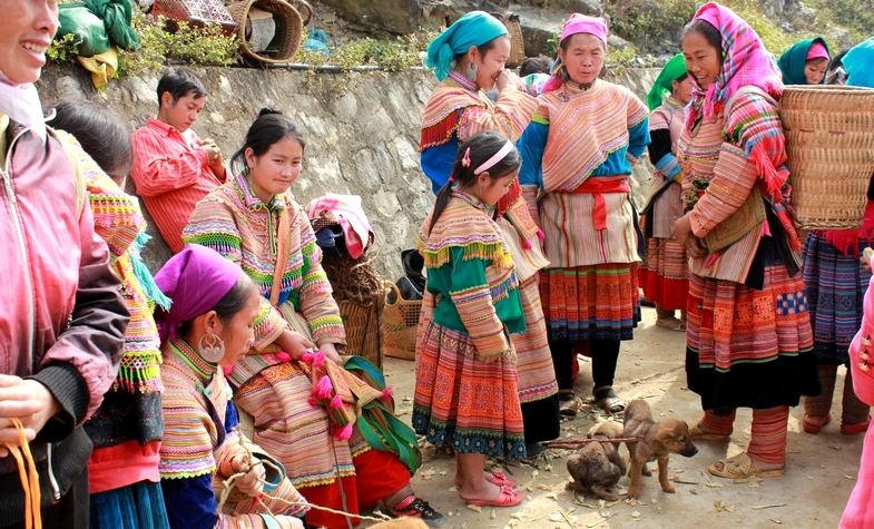 Bac Ha's trekking trail in Lao Cai, Vietnam