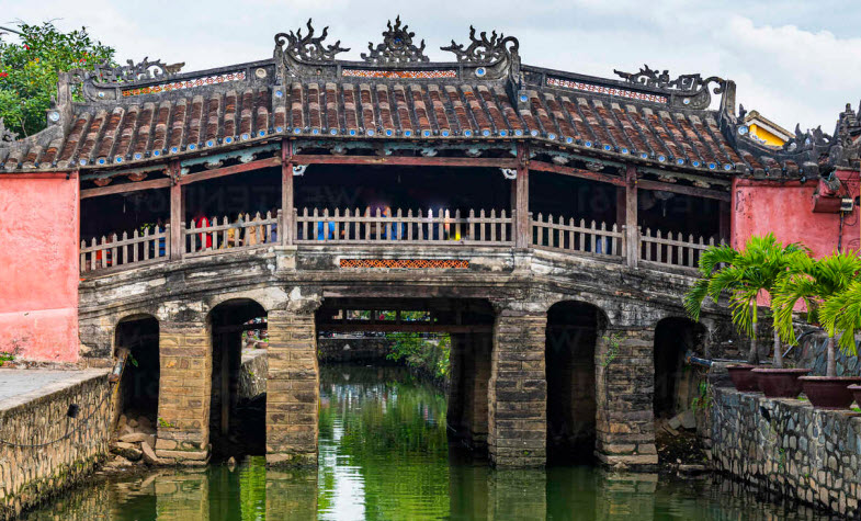 The Hoi An bridge architecture