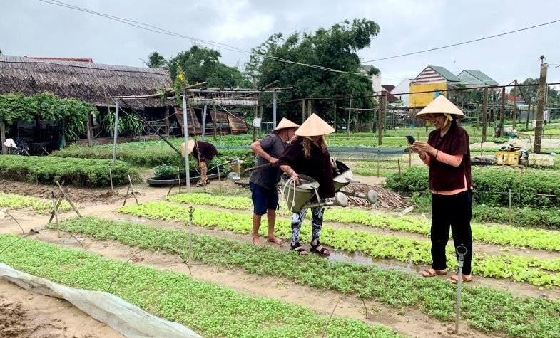wellness travel in Vietnam, farming activities in Hoian