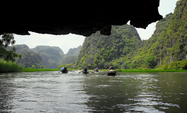 Van Long swamp, Ninh Binh, Vietnam