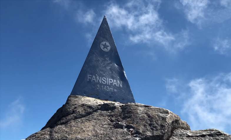 Fansipan peak in Sapa