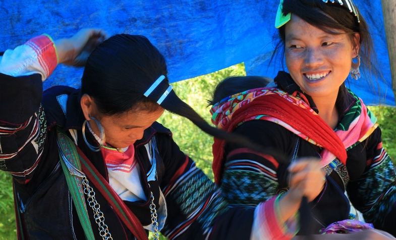 Ethnic people in Sapa Vietnam