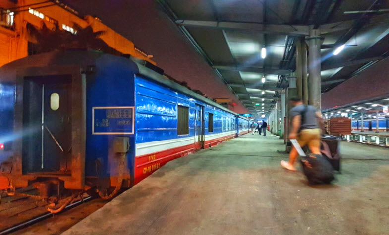 From Hanoi to Halong Bay by train