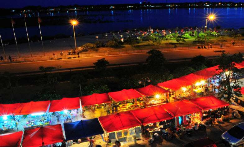 Nightlife in Vientiane - Nightmarket