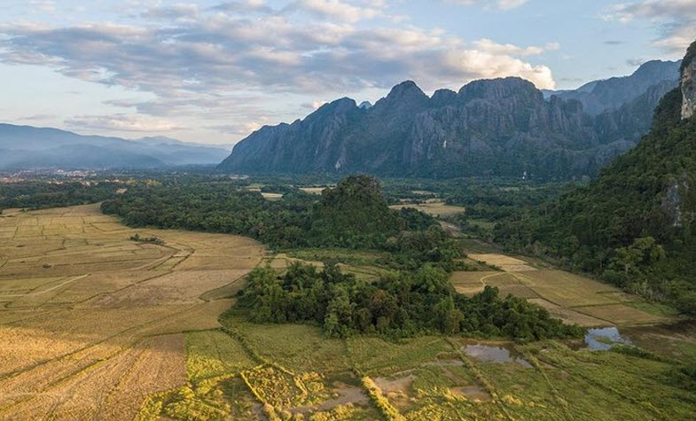 Places to visit in Vang Vieng - Kaeng Nyui Waterfall