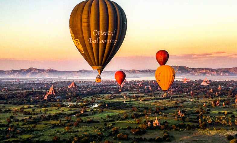 All about Myanmar hot air balloon festivals