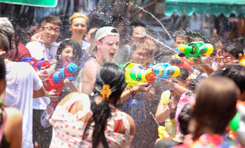 Thailand Songkran Water Festival 2024