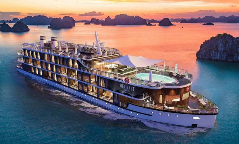 Best Ha Long Bay luxury cruise - Heritage Binh Chuan