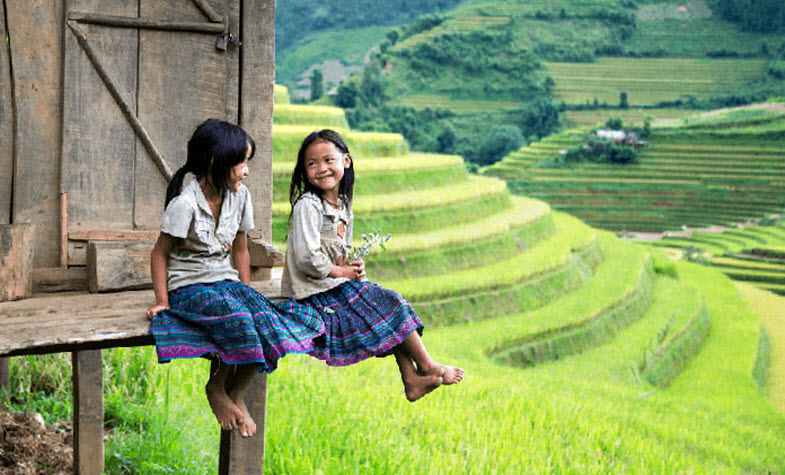 Sapa rice terraces at Ban Ho Village